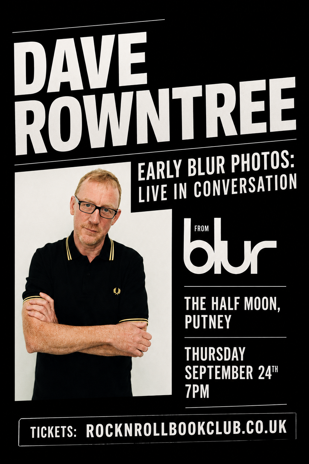 Dave Rowntree from Blur - Live in Conversation